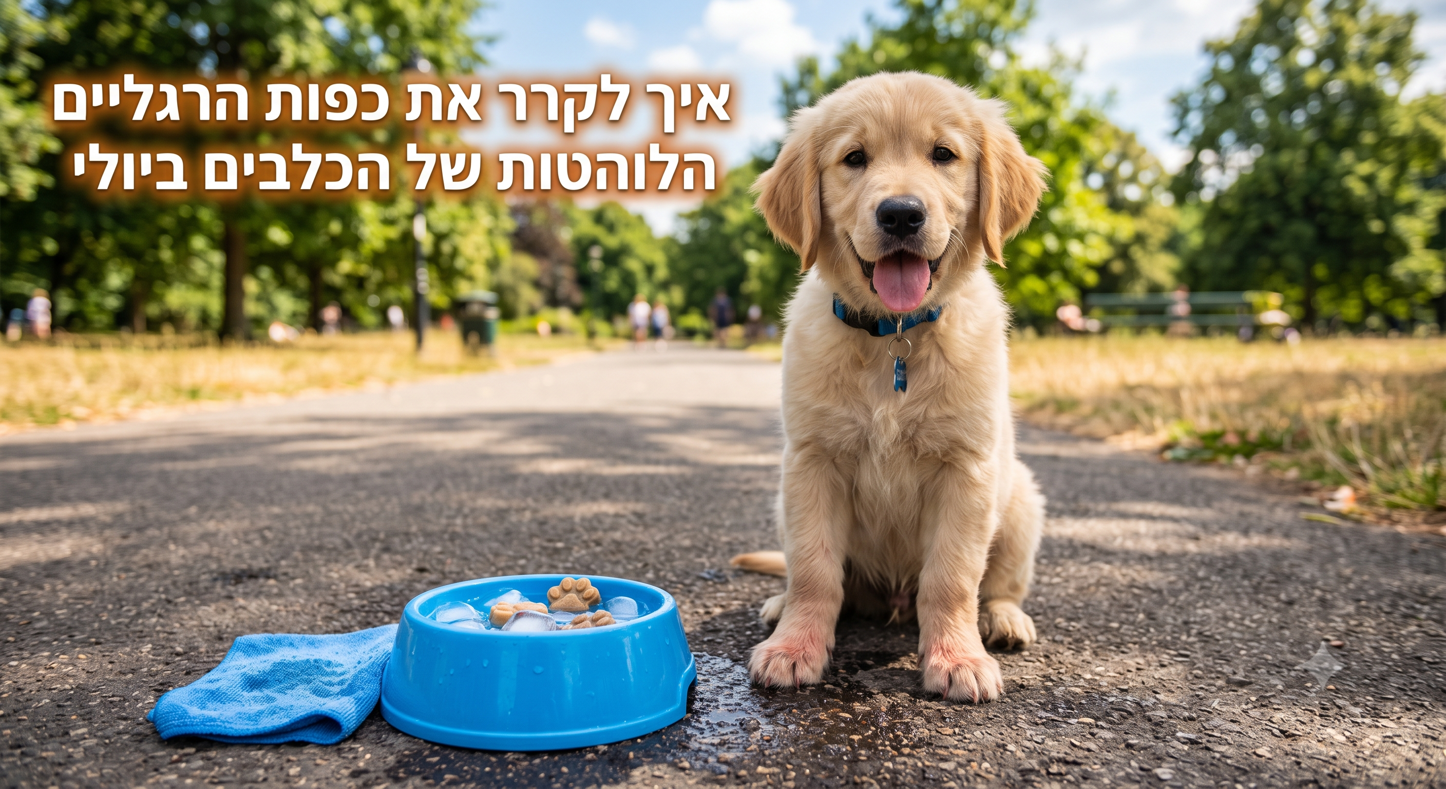 מבחן ה-5 שניות: איך לשמור על כפות הרגליים של הכלב שלכם מהמדרכות הלוהטות של יולי?