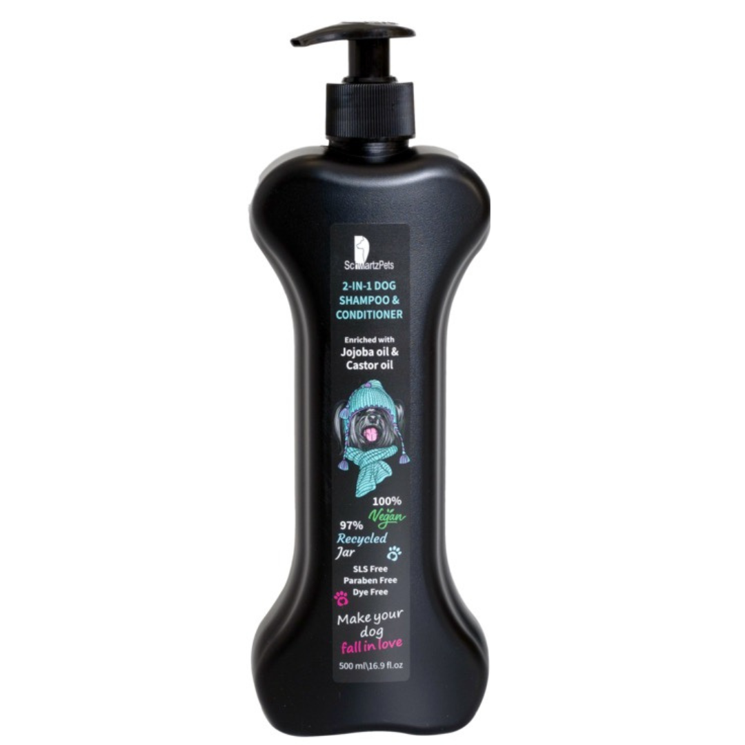 שמפו ומרכך 2 ב-1 לכלב