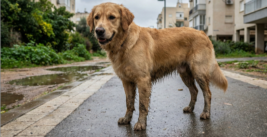 המדריך המלא לשמירה על כלב רגוע ובית נקי בחורף הישראלי
