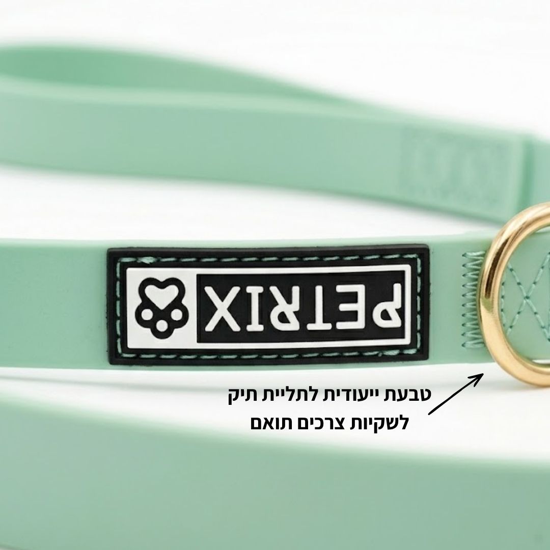 רצועת כלבים באורך 1.2 מטר וברוחב 20 ממ בצבע ירוק – רצועה רגילה לכלב | Petrix